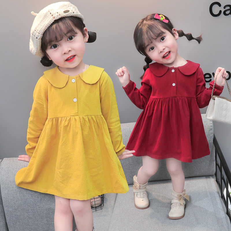 女童连衣裙春秋季时髦中小儿童2025新款秋装洋气女宝宝公主裙子,淘宝优惠券,粉丝福利购,淘宝优惠卷