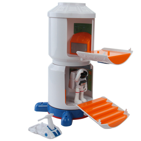 儿童航天飞机月球车模型火箭摆件嫦娥四号太空飞船站新年玩具礼盒