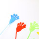 The nostalgic elastic stretchable palms let people climb the wall