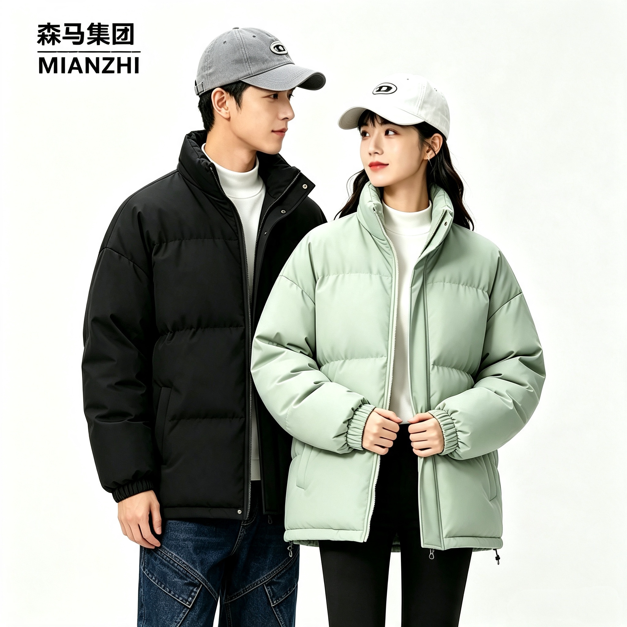 【森马旗下】棉致冬季棉服男女同款外套