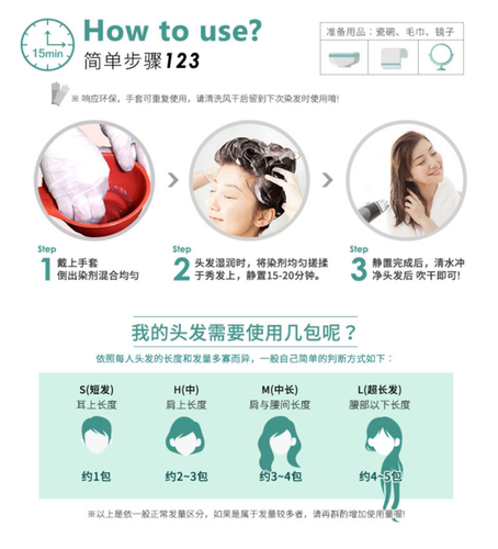 台湾慕拉米泡泡染发乳植物染发膏泡沫染发剂遮白发护发染纯单包装 - 图2