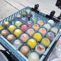 Bowl-shaped rice cake swing stall containing box 36 g 49 gbowl rice cake glass bowl containing plastic special basket wine glass frame