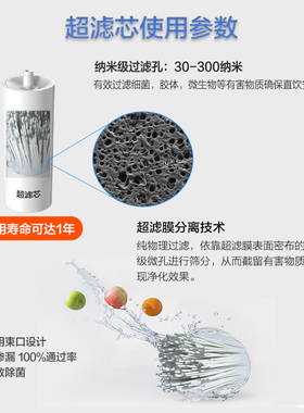 直饮净水壶华辰本源软水除垢超滤