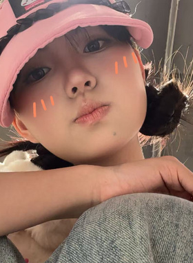 美式娇俏甜妹春夏季&兔兔遮阳空顶帽y2k可爱显脸小防晒运动棒球帽