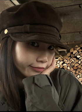 出游画家帽女英伦秋冬