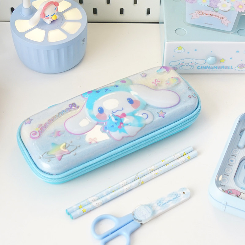 三丽鸥3D炫彩库洛米笔袋小学生文具盒女孩铅笔盒一年级儿童大容量,淘宝优惠券,粉丝福利购,淘宝优惠卷