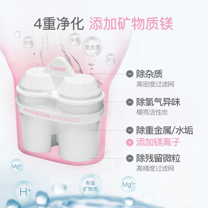 bwt德国净水壶家用进口滤芯水壶 bwt电器净水器