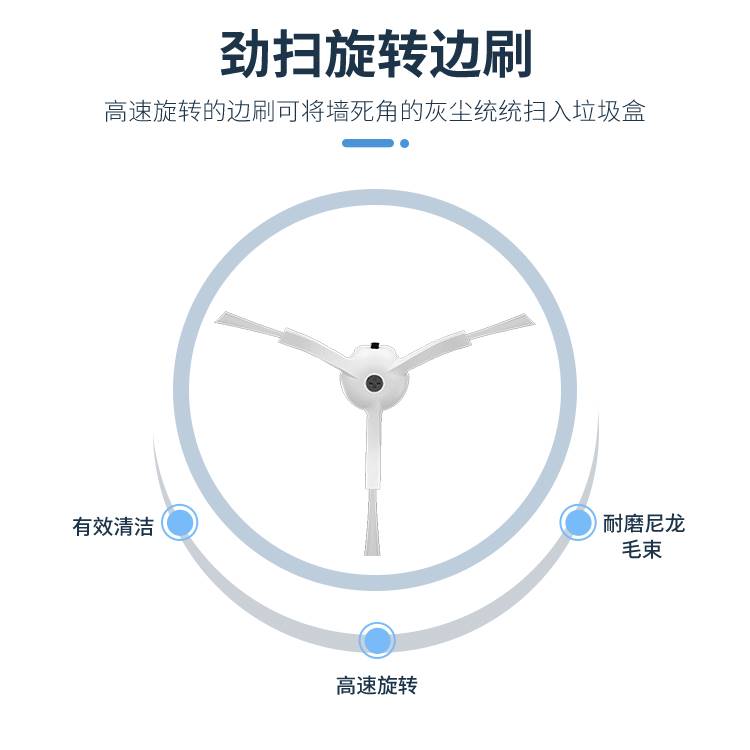 适配小米扫地机配件米家扫拖机器人2/2 Pro尘盒滤网拖布边刷水箱