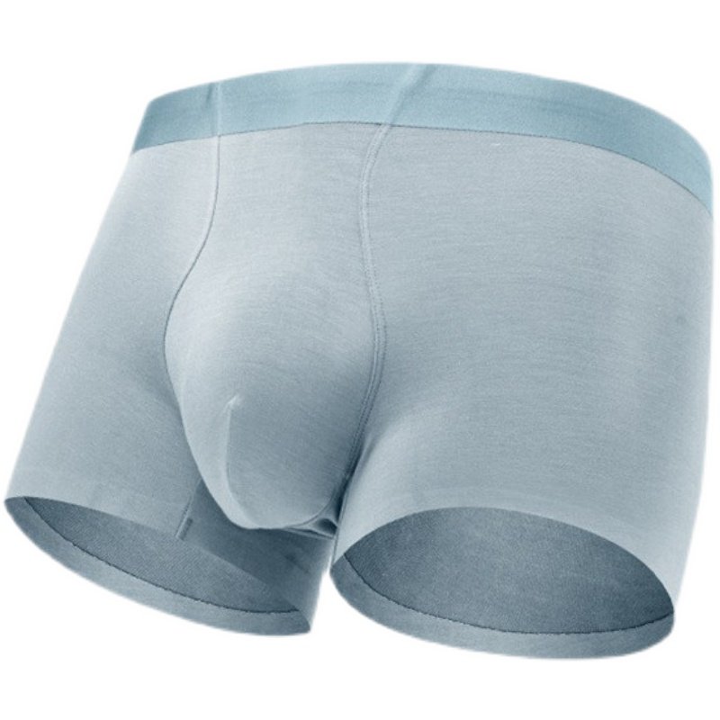 60S莫代尔！桑蚕丝内裆！一片式纯色无痕透气中腰内裤男士平角裤,淘宝优惠券,粉丝福利购,淘宝优惠卷