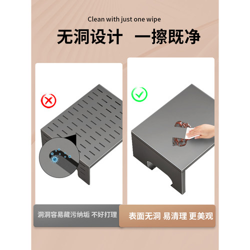 厨房热水器遮挡罩燃气管道装饰洞洞板天然气煤气壁挂炉遮丑置物架 - 图2