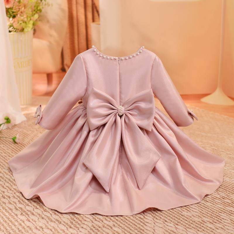 女童礼服春秋儿童装花童公主裙女宝宝周岁生日蓬蓬纱主持人演出服,淘宝优惠券,粉丝福利购,淘宝优惠卷