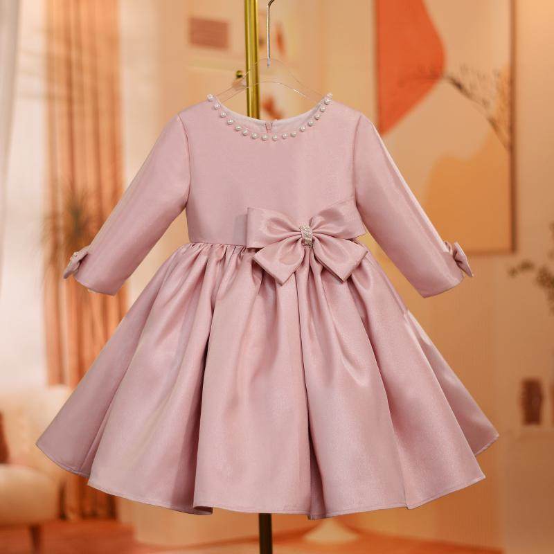 女童礼服春秋儿童装花童公主裙女宝宝周岁生日蓬蓬纱主持人演出服,淘宝优惠券,粉丝福利购,淘宝优惠卷