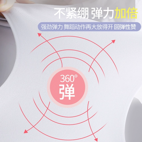 Детские летние тонкие танцующие белые колготки, осенние леггинсы