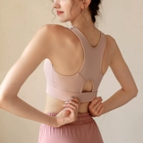 Спортивный бюстгальтер, противоударное поддерживающее высокопрочное нижнее белье, жилет для спортзала, одежда для йоги с молнией