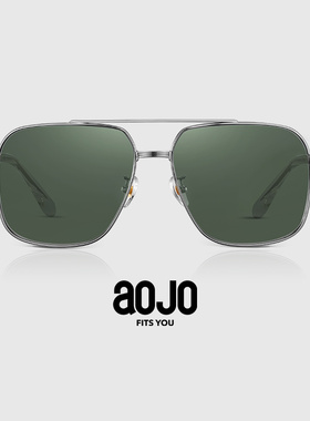 aojo太阳镜飞行员式偏光护目男女