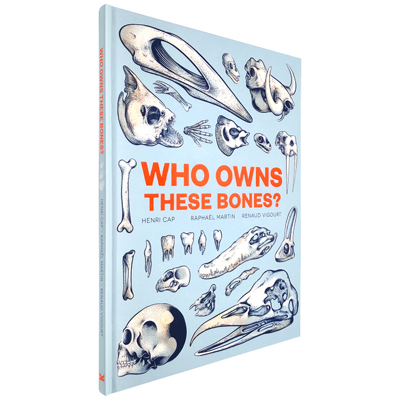 现货 英文原版 Who Owns These Bones? 谁拥有这些骨头?  认识骨骼 儿童科普启蒙教程书籍