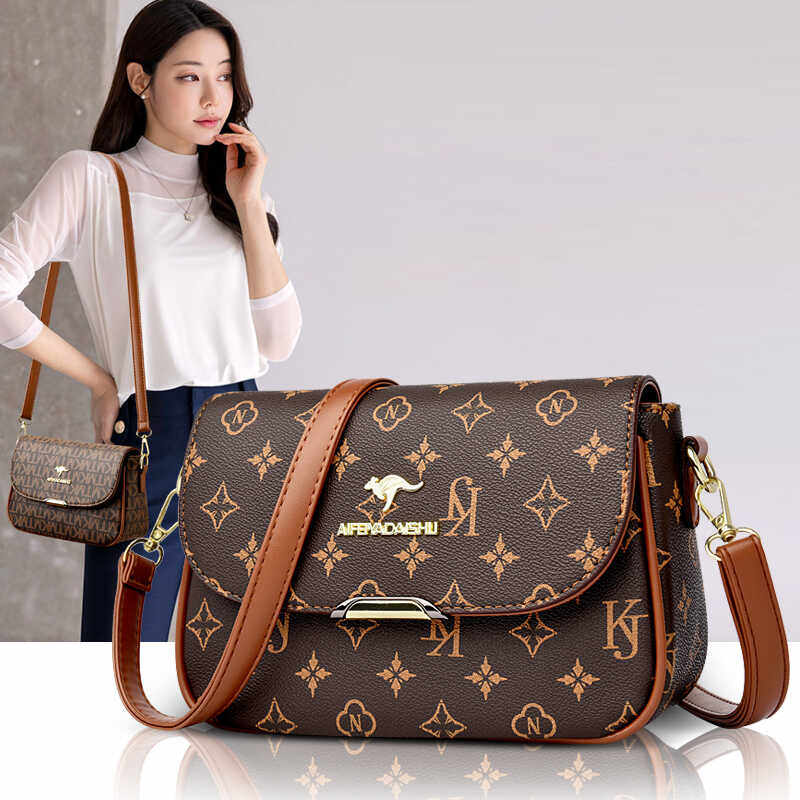 正品包包2025新款高级感百搭斜挎包真皮中年妈妈小方包时尚女包潮,淘宝优惠券,粉丝福利购,淘宝优惠卷