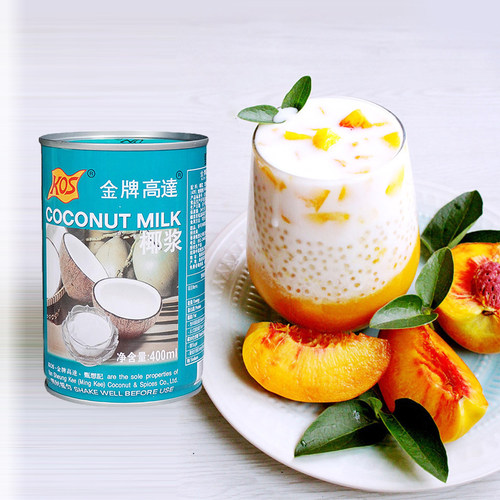 KOS金牌高达椰浆椰奶整箱*24 罐 芋圆椰汁糕西米露烘焙甜品专用 - 图2