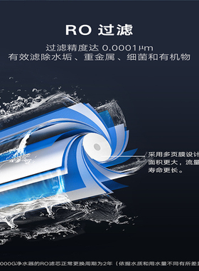云米Super/Vision3 1000G/1200G Pro净水器滤芯5in1复合 RO反渗透