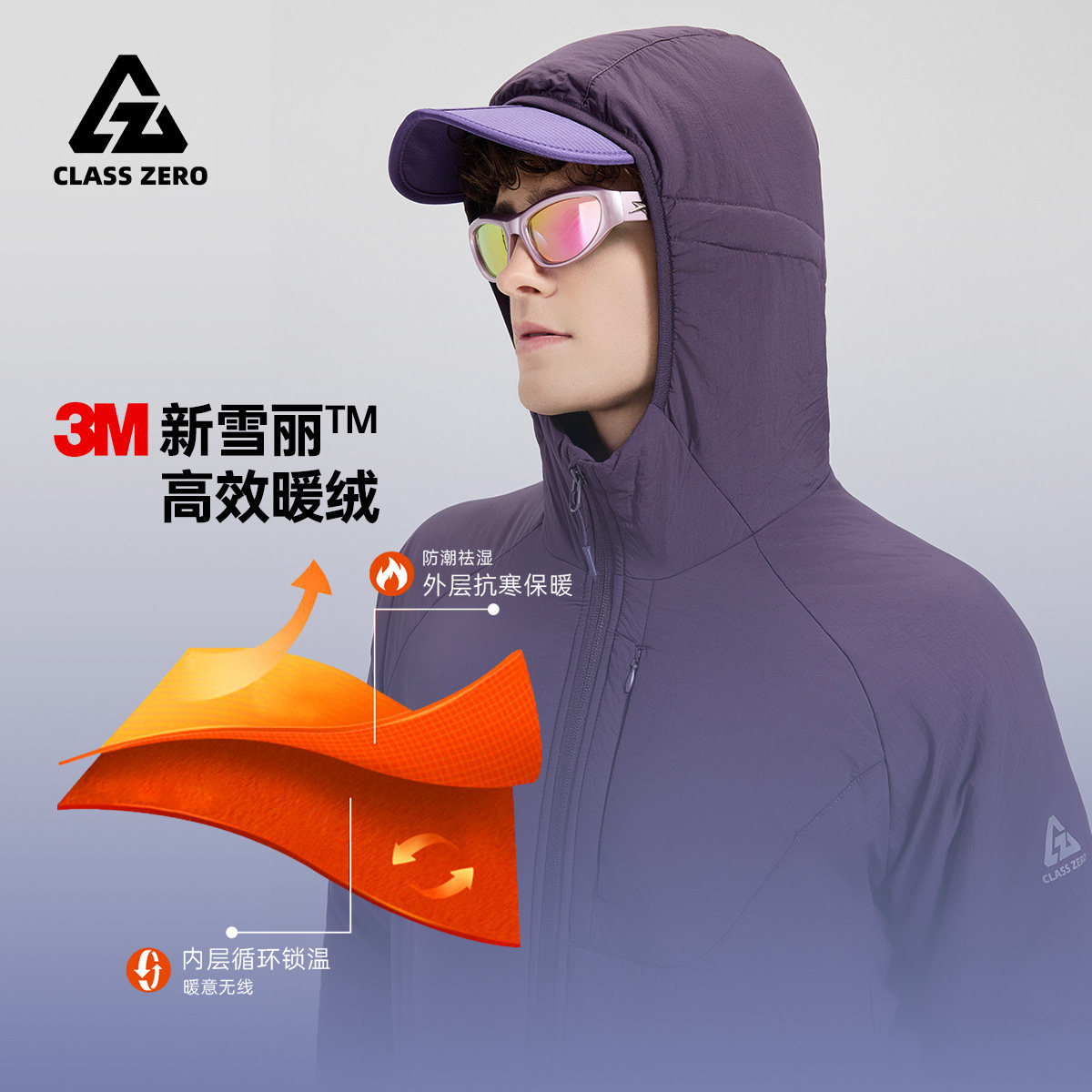 加拿大CZ秋冬3M新雪丽暖绒户外运动棉衣外套男休闲宽松连帽棉服女,淘宝优惠券,粉丝福利购,淘宝优惠卷