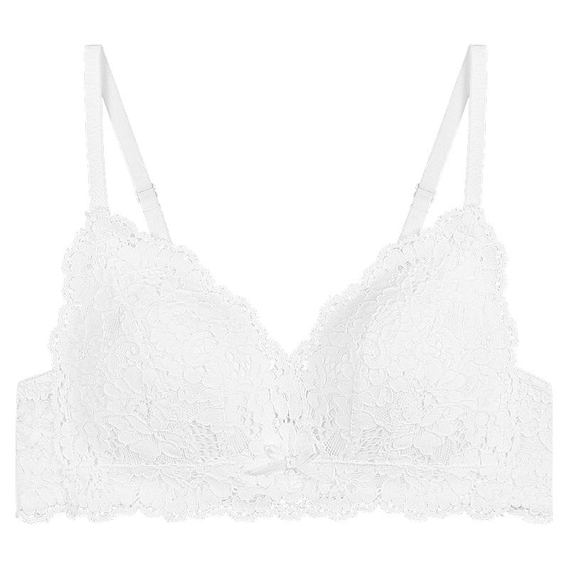 聚拢无钢圈平胸显大薄款法式内衣 歌力诺文胸