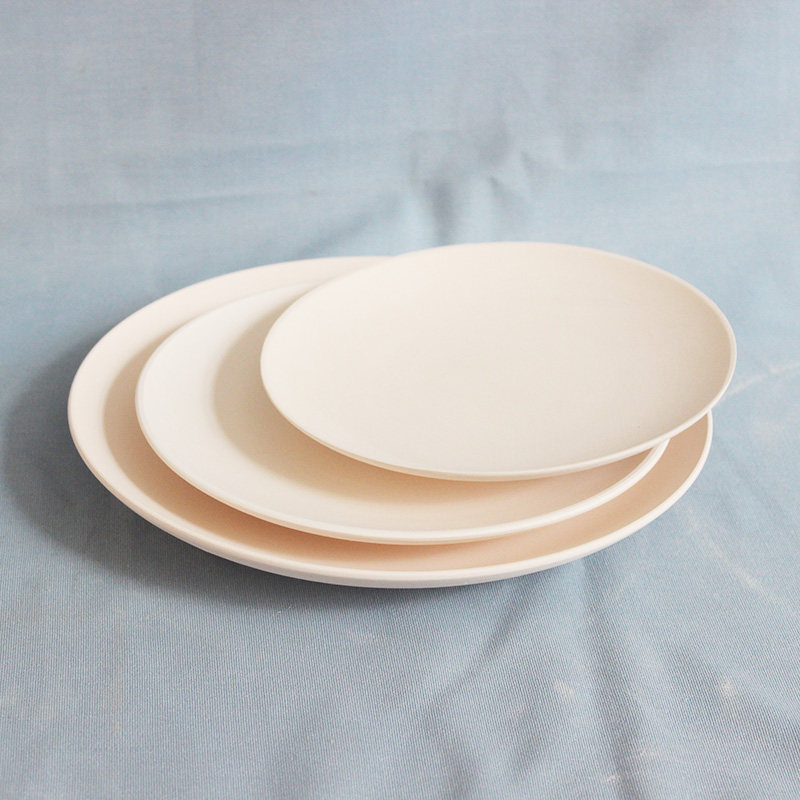 素坯盘子特白高白泥半成品6寸7寸8寸釉下素坯绘画陶艺陶吧盘架diy