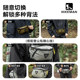 Universal hiking and mountaineering lightweight waist bag for men and women