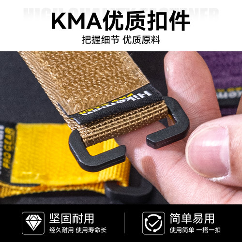 户外Molle系统士气章魔术贴转换底座可拆织带战术背心背包扣配件 - 图2