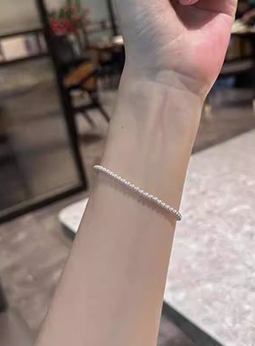 法式施家珍珠手链女款简约手串女