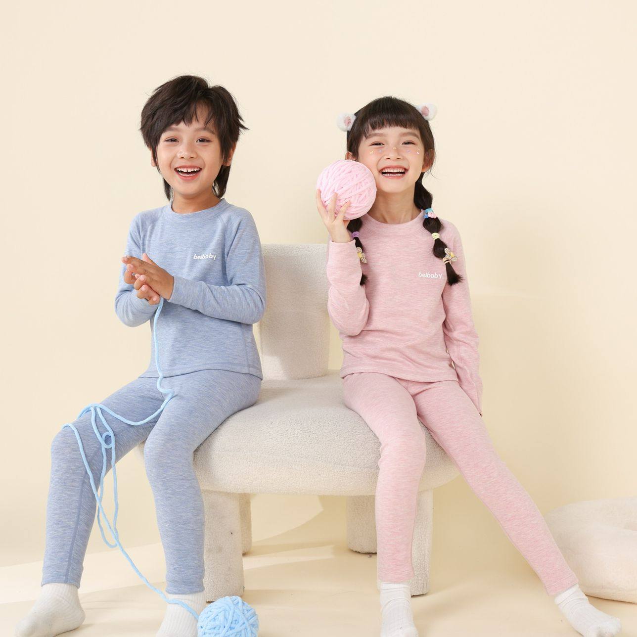 A类儿童德绒保暖羊绒套装中大童秋衣秋裤男女童睡衣居家服不敏感,淘宝优惠券,粉丝福利购,淘宝优惠卷