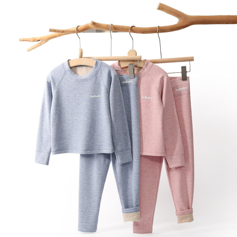 A类儿童德绒保暖羊绒套装中大童秋衣秋裤男女童睡衣居家服不敏感,淘宝优惠券,粉丝福利购,淘宝优惠卷