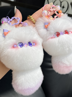 可爱小猫咪钥匙扣挂件毛绒包挂饰