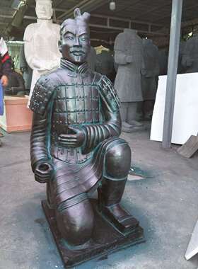 兵马俑125cm跪射家居买就送礼品