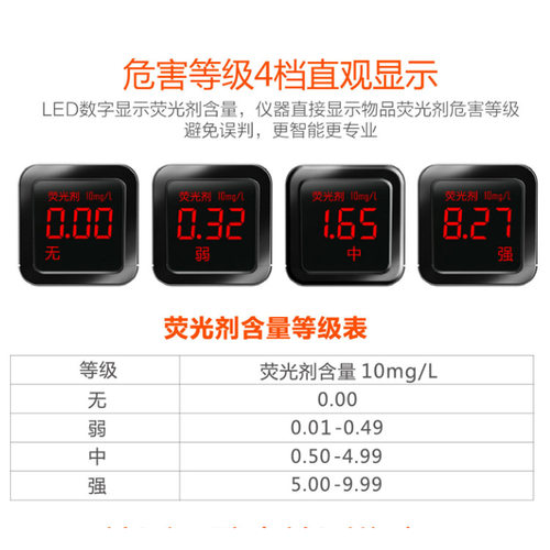 VSON荧光剂检测笔婴儿高精度紫光灯手电筒专业测试荧光剂验钞仪器 - 图1