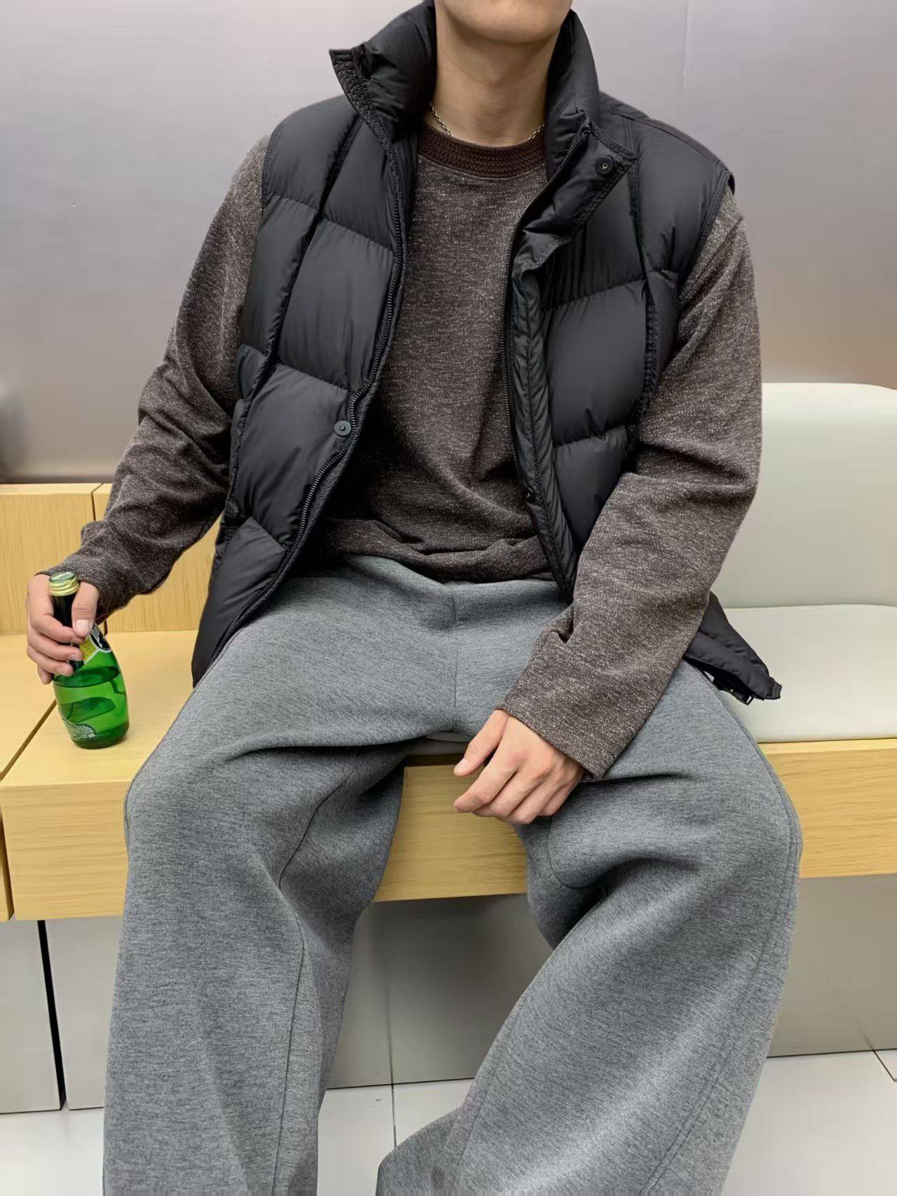 美式高品质软糯辑格羽绒马甲男青年宽松保暖白鸭绒背心无袖外套潮,淘宝优惠券,粉丝福利购,淘宝优惠卷