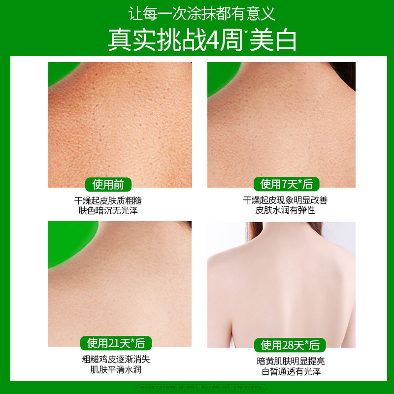 资莱皙旗舰店2瓶|烟酰胺身体乳美白保湿滋润补水香体全身去鸡皮秋冬润肤露男女2