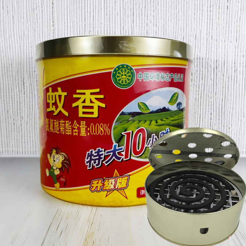 正点蚊香家用特大盘10小时草本绿茶50单盘驱蚊灭蚊蚊香送蚊香盘 - 图3