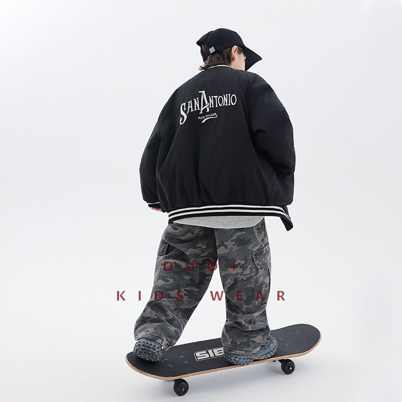 多加潮牌童装男童棉服儿童夹棉外套冬装新款中大童夹克加厚棒球服,淘宝优惠券,粉丝福利购,淘宝优惠卷