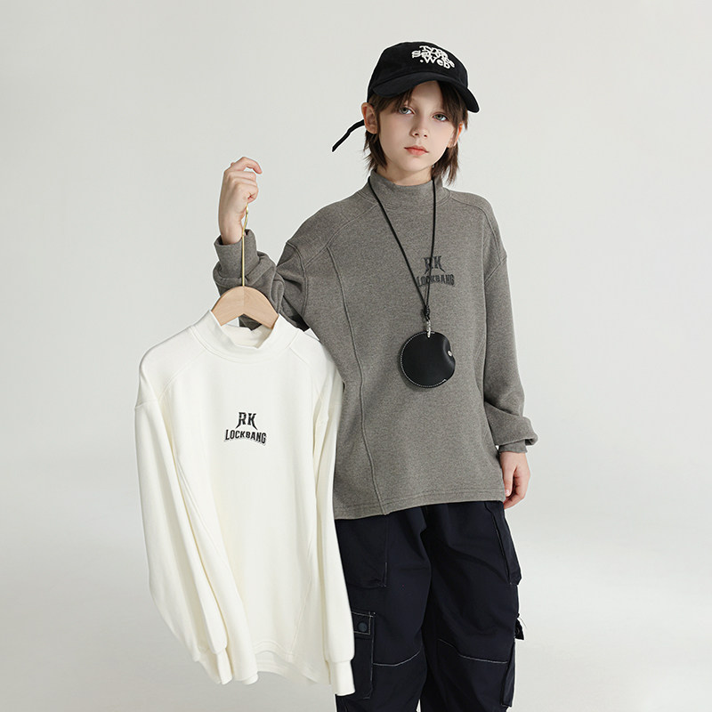 童装男童德绒打底衫2025年秋冬装新款儿童半高领长袖保暖T恤潮,淘宝优惠券,粉丝福利购,淘宝优惠卷