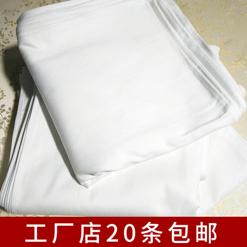 纯棉口布白色纯棉口布西餐厅纯棉口布折花口布擦杯布不掉毛棉口布 - 图2