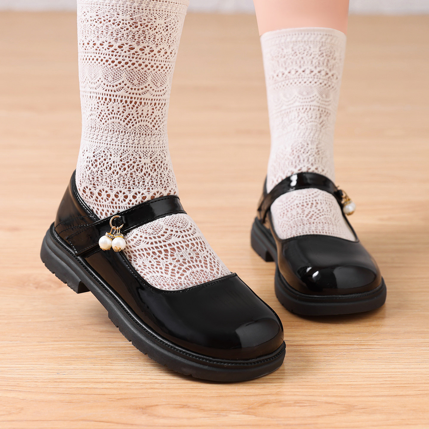 【现货】原创玛丽珍鞋女皮鞋甜美可爱圆头儿童公主鞋JK鞋洛丽塔鞋