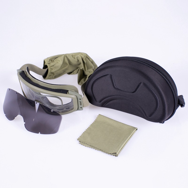 新款21战术眼镜防风防沙户外骑行护目镜军迷防爆射击眼镜风镜 - 图2