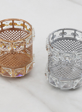 欧式水晶收纳筒：宿舍神器，一筒