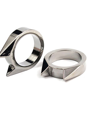 防身猫耳单指扣 戒指 破窗器 女士防狼男士户外用品 单指扣 猫儿