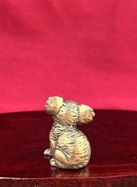 黄铜考拉手工可爱桌面摆件