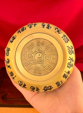 黄铜百福葫芦手工雕刻招财摆件