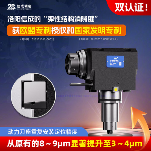 SFX品牌BMT动力刀座 90度0度车铣复合万向动力头BMT40/45/55/65 - 图1