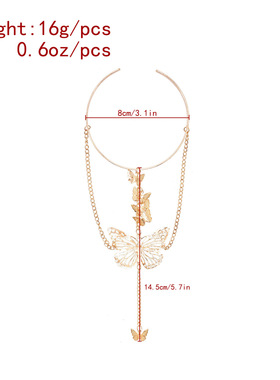 欧美饰品复古镂空蝴蝶手镯