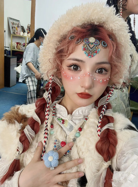 女复古异域民族风头饰女额头链