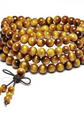 天然正品黄虎眼石手链虎睛石水晶